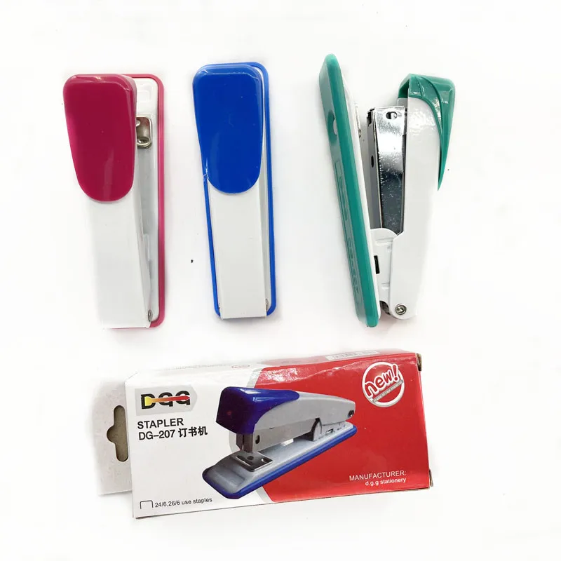 Factory Direct Selling Stapler Learning Stationery Office Supplies Manual Stapler Binding Machine Durable Metal Stapler