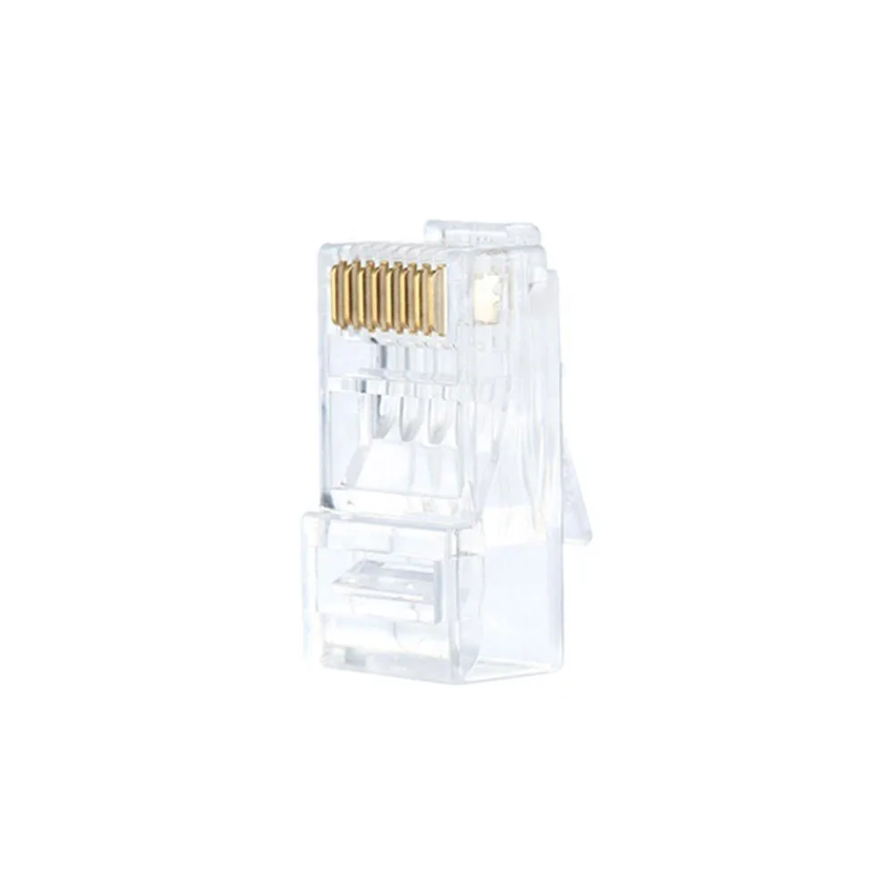 Gold plated RJ45  Network Modular Plug Cat6  Connector 8P8C utp Unshielded Modular Rj45 Plug  cat5e connectors