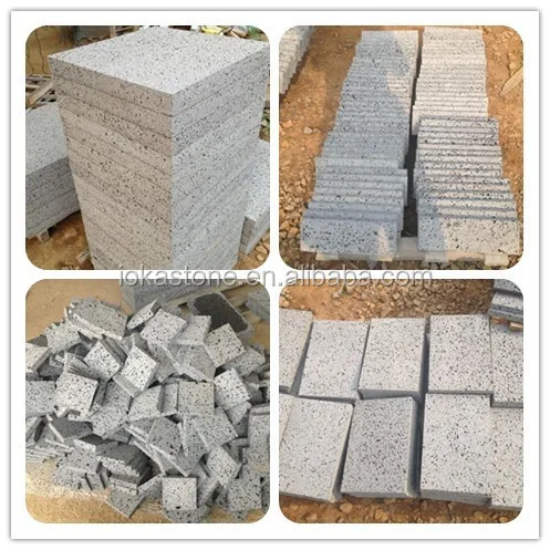 Пластины из лавового камня с небольшими