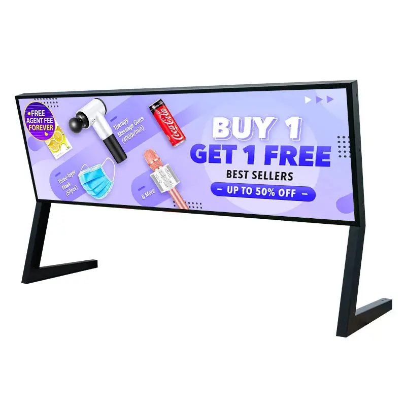 Lcd 24 Inch Monitor Diy Ips Stretched Bar Lcd Display For Video Games Lcd Gaming Marquee Screen