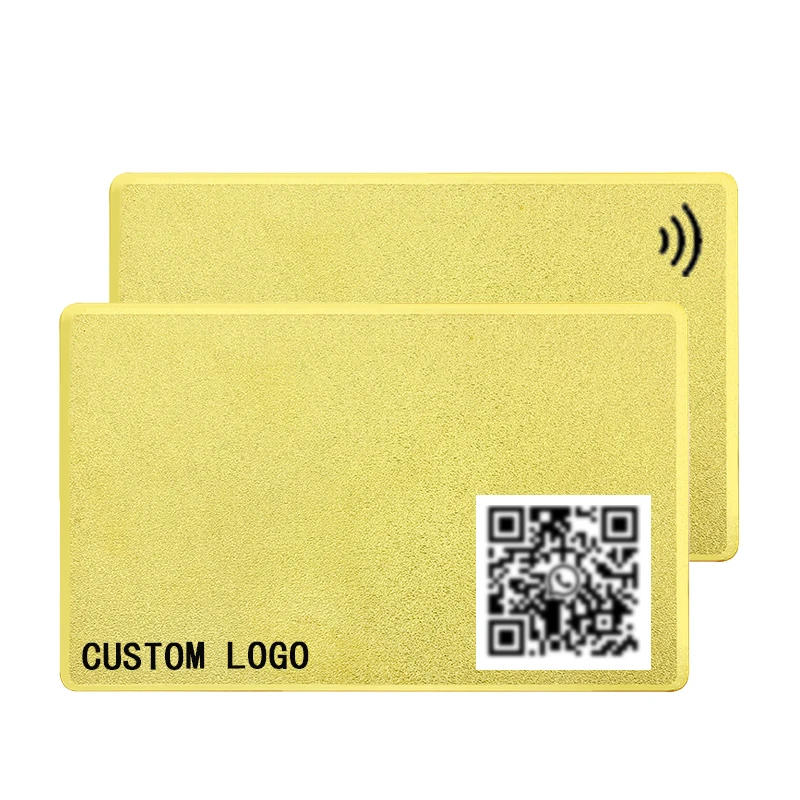 13 56 MHz RFID записываемый ndef формат программируемый url Бесконтактный nfc Цифровой нержавеющей визитная карточка класса люкс