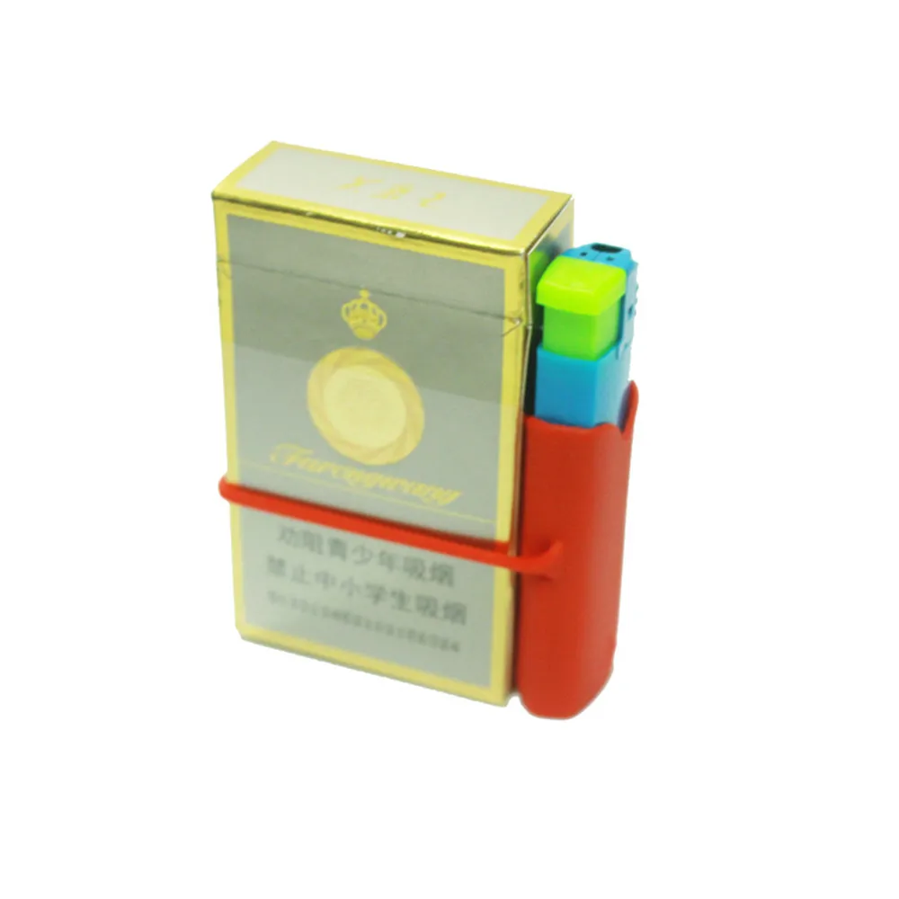 Wholesale Lighter Smoking Accessories Portable Protective Gas Lighter Silicone Protect Cover Case