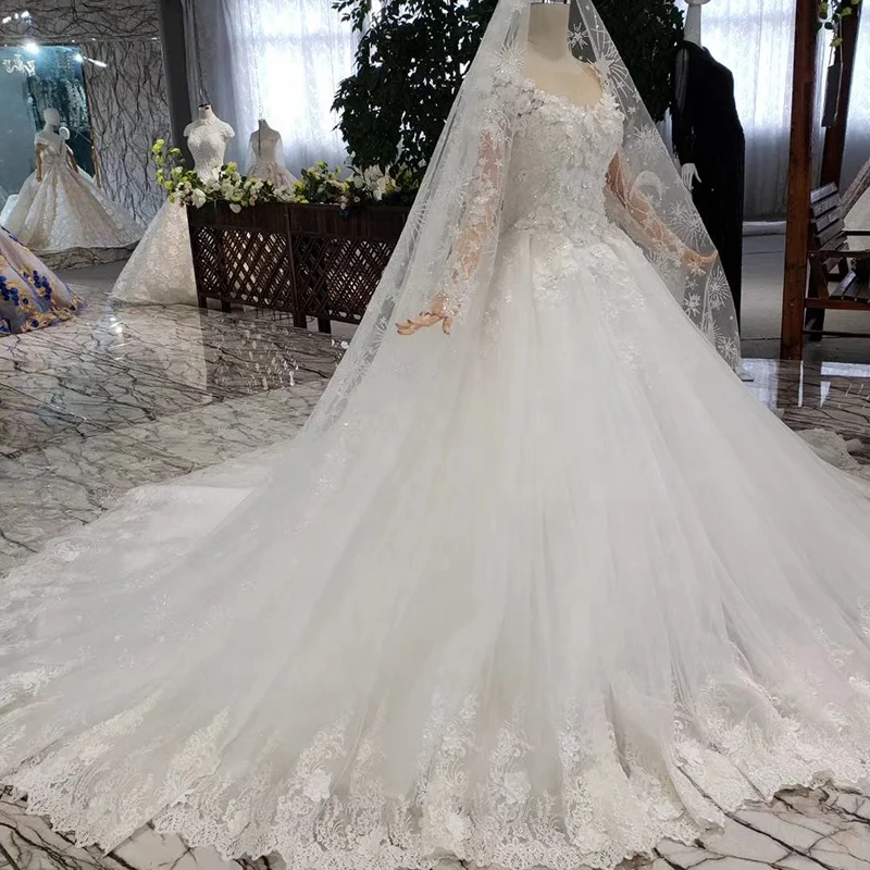 Кружевное свадебное платье с цветочной вышивкой jancдекабря HTL362 2020