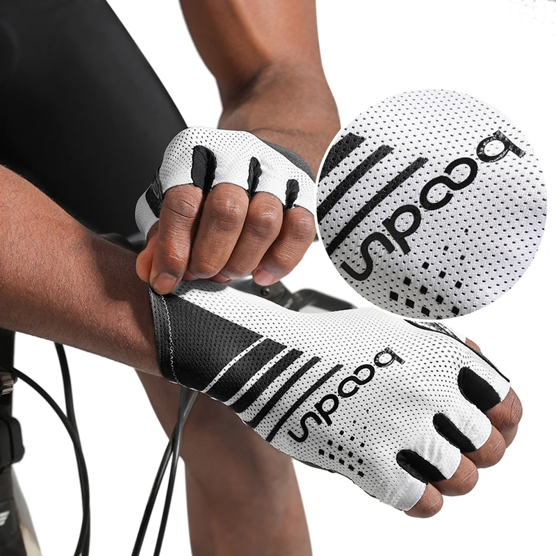 HBG 1249 Professional outdoor Shock Absorbing Cycling Gloves Half Finger for bike Fishing gloves