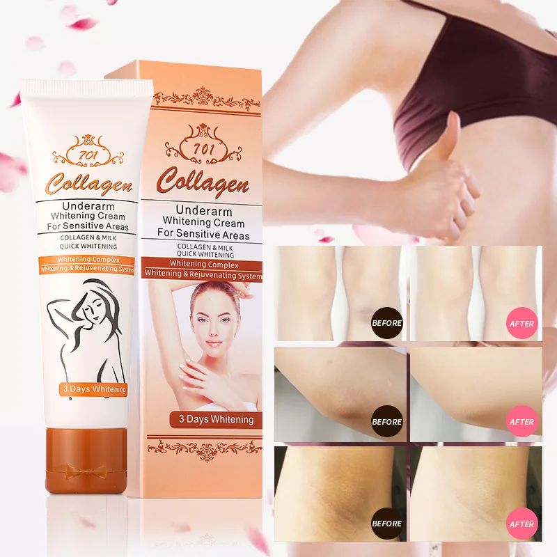 collagen plus underarm cream brightening whitening removing black intimate sensitive areas body armpit underarm cream