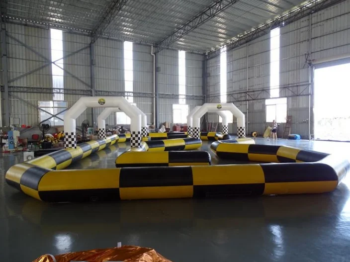 inflatable zorb ball go karts race track sport game for sale