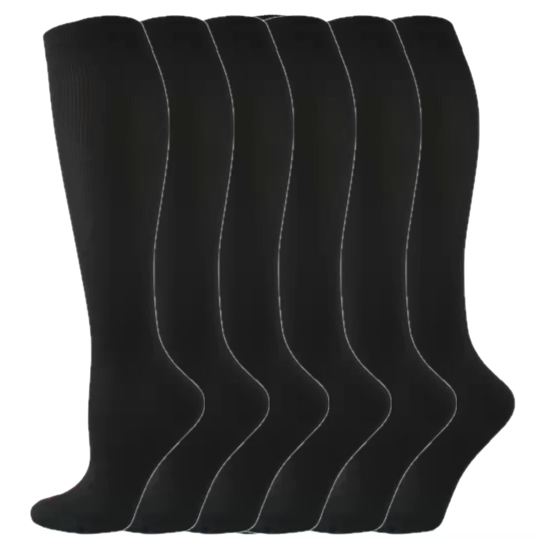 Unisex Compressed Pressure Athletic Socks Professional Sport Running Socks Custom Quick Dry Compression Cycling Socks For Women