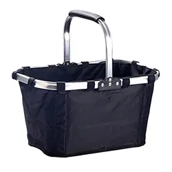 Wholesale Custom Logo Waterproof Collapsible Picnic Basket Insulated Aluminium Frame Cooler Bag folding picnic Basket