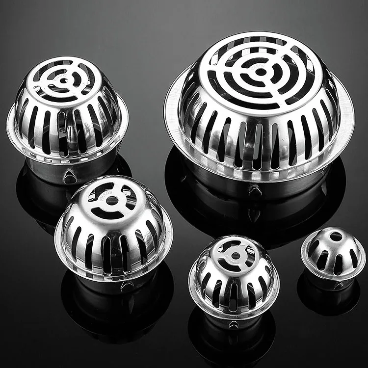 Supplier Outdoor stainless steel Different Size Balcony Anti-blocking Filter Cover Drainage metal roof water rain drains pipe