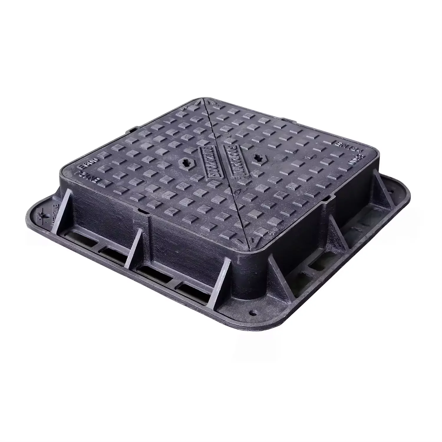 en124 a15 fuel station patrol marine steel ship watertight cast iron manhole cover 10mm thck 50*35 for optical fiber