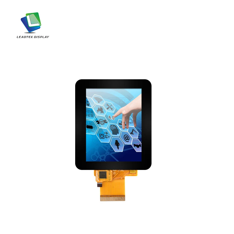 2.4 inch LCM+CTP 240*320 resolution with spi Interface with 300 nits ips tft lcd with IIC interface Touch panel