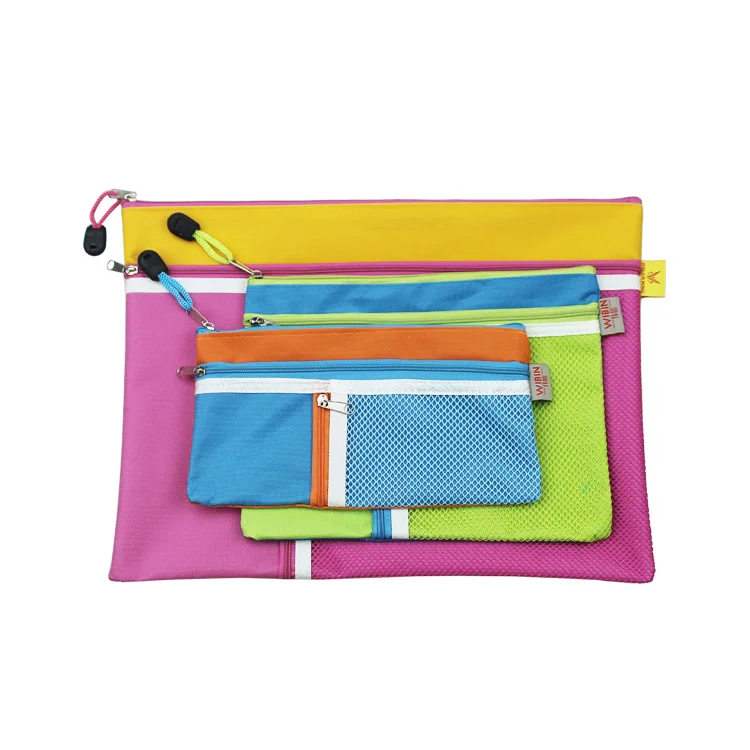 Specializing  production canvas cotton material waterproof learning office supplies zipper pencil bag