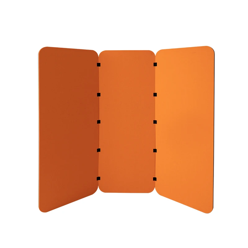 Good Quality Material Polyester Acoustic Panel New Style Office Partition Double Carved Screen Connected By Elastic Bands