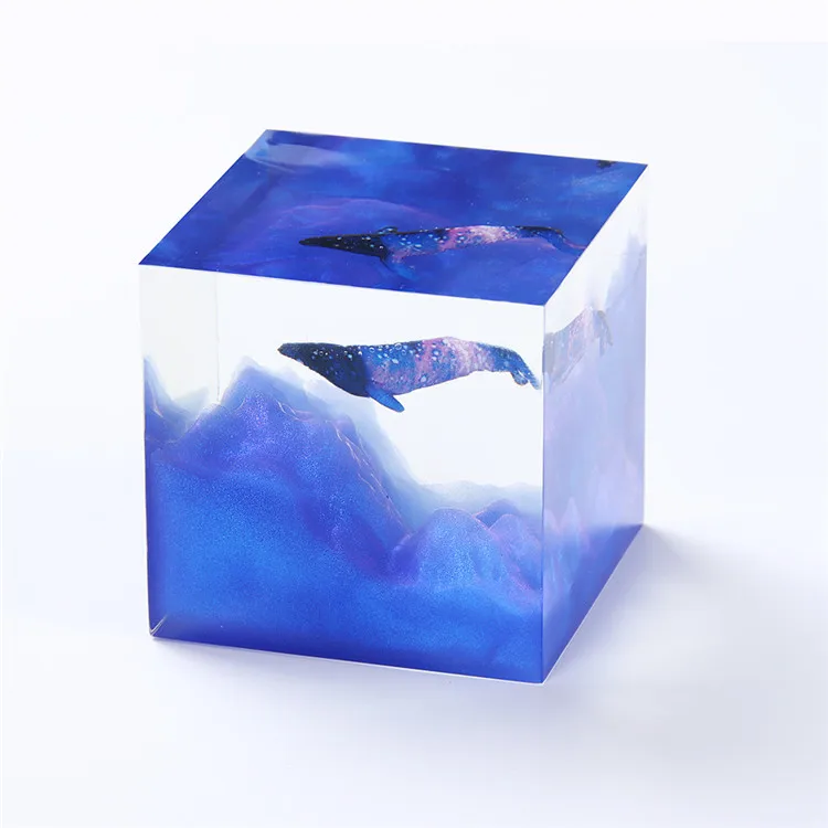 Y 1840 DIY 3D Mini Whale Resin Filler Plastic Vase Filler Small Mould Filler Resin Jewelry Making