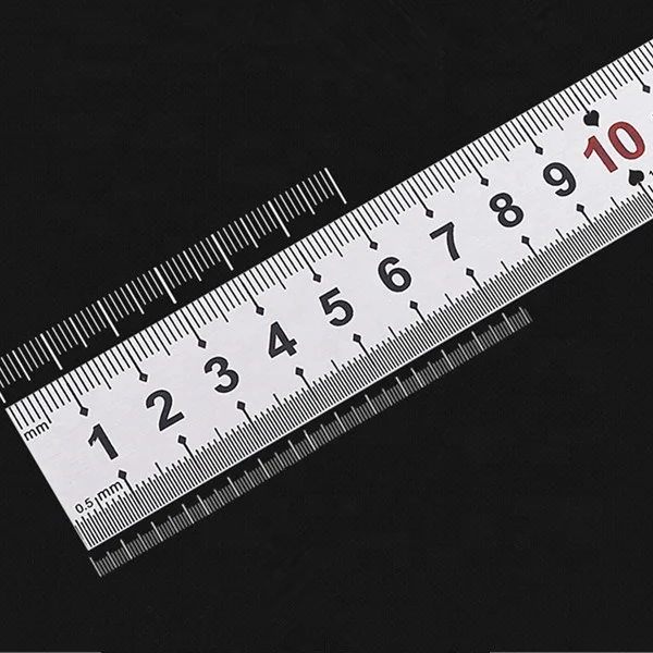 Directly manufacturer Customized Logo Measuring Different Sizes Stainless Steel Ruler