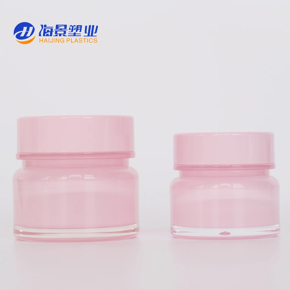 2021 New design 30g 50g acrylic face cream jar acrylic cosmetic container