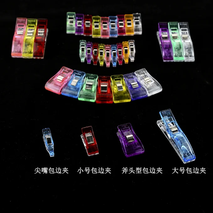 Лидер продаж Amazon, пружинные зажимы для связывания, пластиковые зажимы для бумаги, зажимы для офиса, позиционирования, лоскутного шитья, зажим для шитья