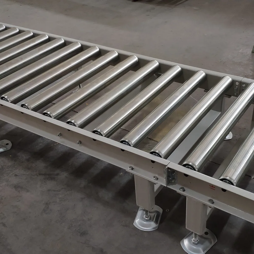 Carbon steel gravity roller conveyors Technical Video