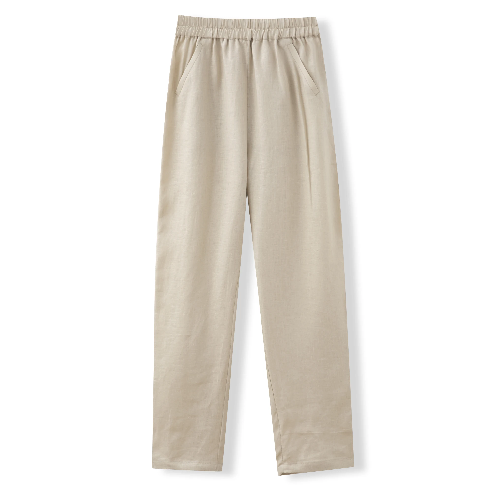 Home Wear Soft Wholesale Fashion Summer Casual Women Wide Leg Linen Pants