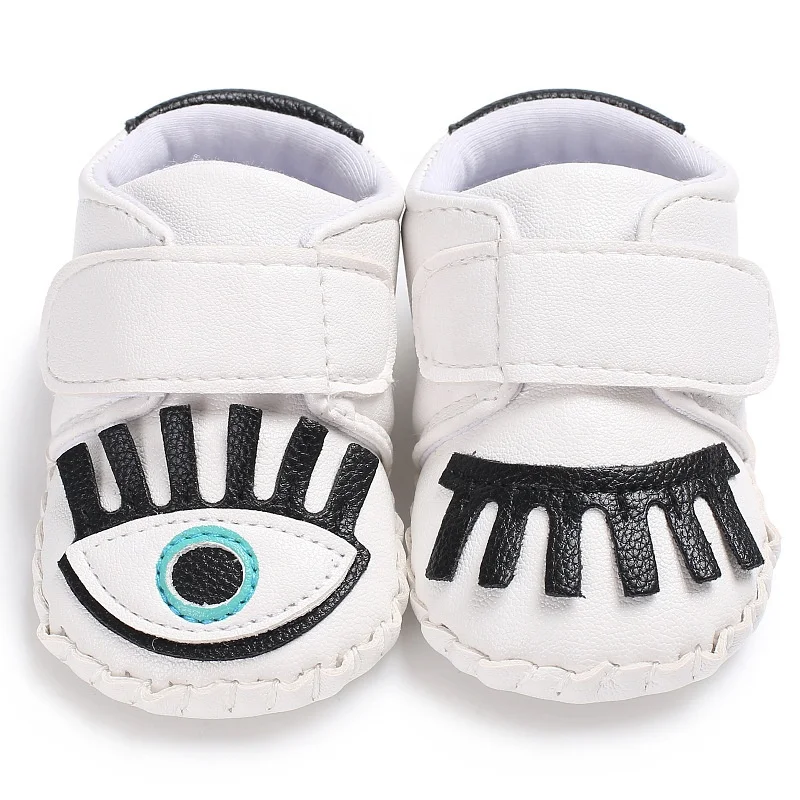 EVERTOP high quality cartoon design soft sole PU leather cute baby shoes toddler