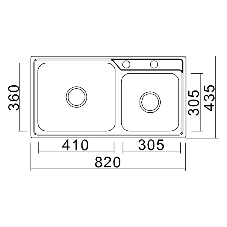 modern kitchen designs stainless steel 304 double bowl apartment size kitchen sinks