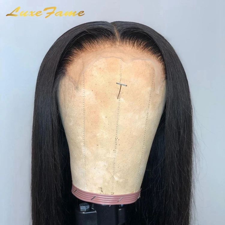Оптовая продажа дешевый Невидимый передний парик из HD-кружева супер тонкий прозрачный Швейцарский 100% натуральных человеческих волос 13x4 13x6