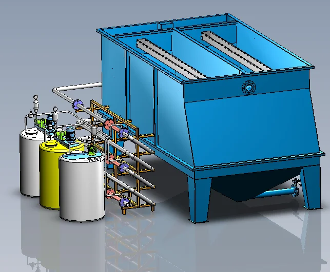 Automatic Control Lamella Clarifier Sedimentation Tank for Sludge Water Treatment