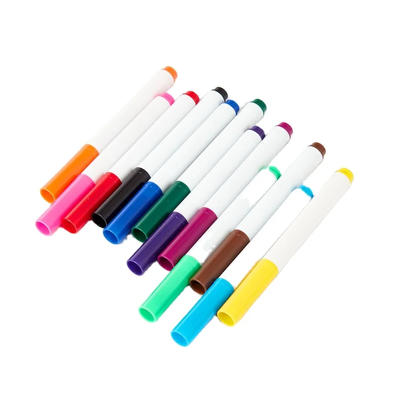 Hot Sale  Factory direct oil-based waterproof markers 12 colours marking markers set
