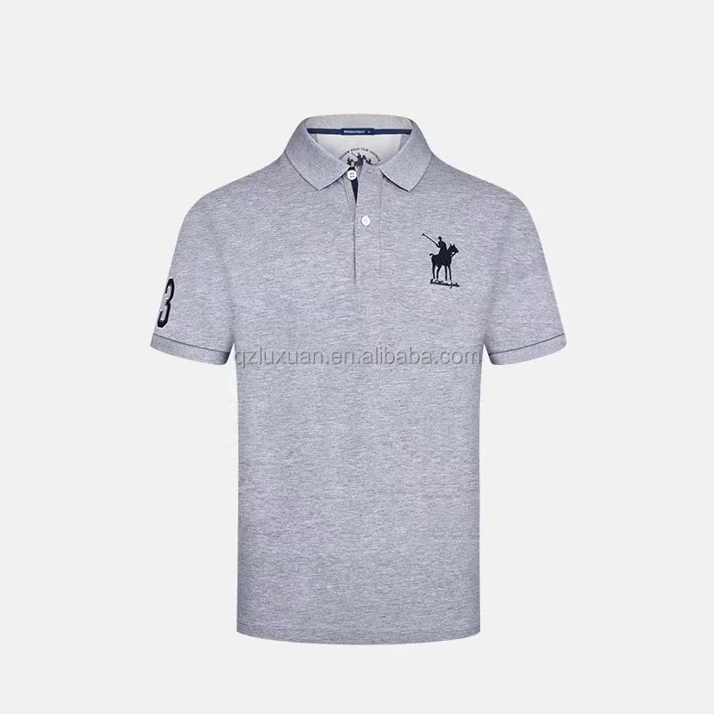 Embroidered Horse Logo Designer Casual Short Sleeve Polo Shirt For Men Ralph 100% Cotton Sport Golf Lauren Men Under Polo Shirt