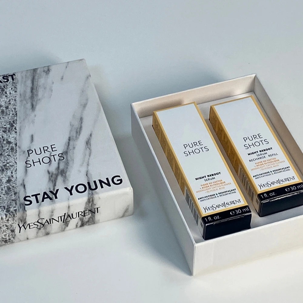 Creative Luxury Perfume Packaging Skincare Box Essence Set Cosmetic Paper Packaging Two Piece Open Gift Box With Logo