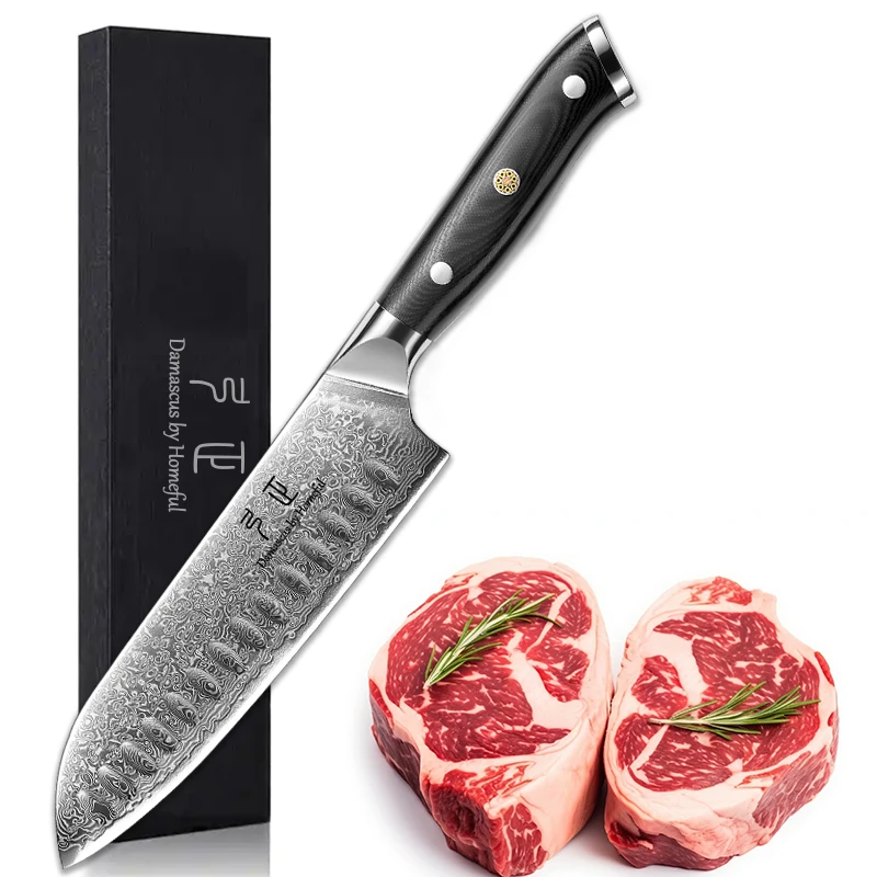 Premium Knife Set Damascus steel chef Knife AG10 Steel Core 67 Layers Kitchen Knife Set