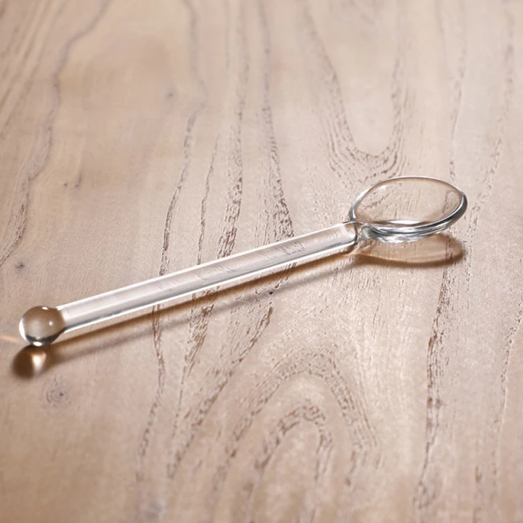 easy tea spoon fuse honey spoon  glass spoon