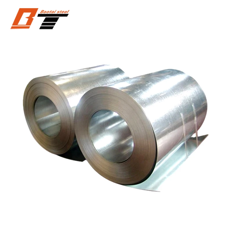 Shandong Baotai factory price Hot dipped galvanized steel SGH340 1.5X1250mm 0.7mm galvanized coil