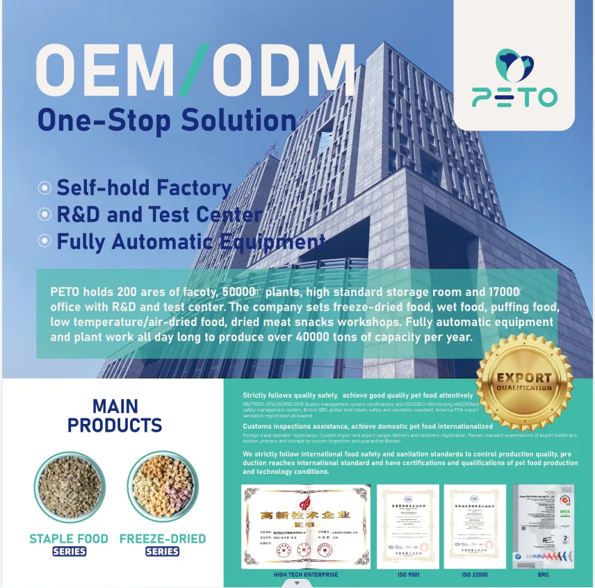 factory factories venison pet food dogs cats treat dry real nature cat food retriever goody pet foods