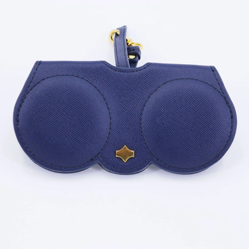 Sunglasses Protector Bag Cat Eye Suncover Glasses Storage Holder Case Women Bag Hanging Soft Leather Sunglasses Bag