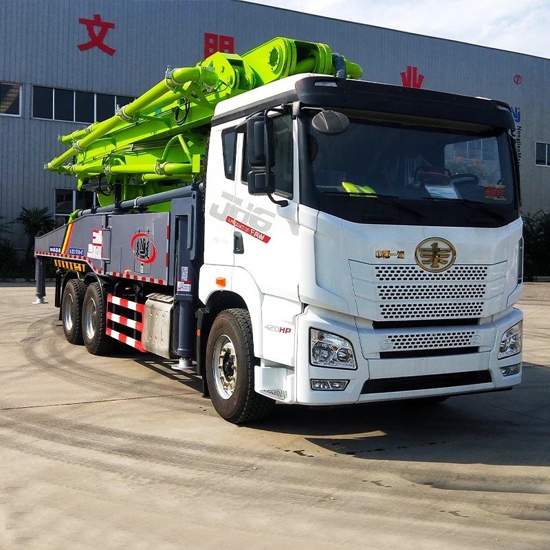 Manufacturing Plant Concrete Truck Mounted Boom Pump