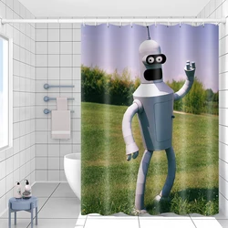 Wholesale Marvel Superhero Funny Shower Curtain Home Bathroom Bathtubs Decor Washable Fabric Shower Curtain