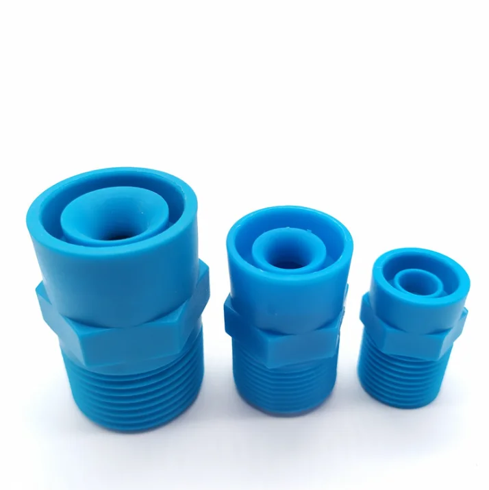 BYCO Blue Plastic Full cone Sprayer nozzle,High pressure water jet nozzle