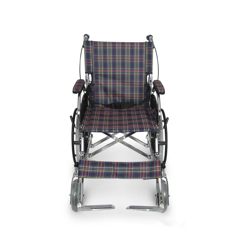 4 wheel detachable lightweight portable folding aluminum manual wheelchair aluminum wheelchair