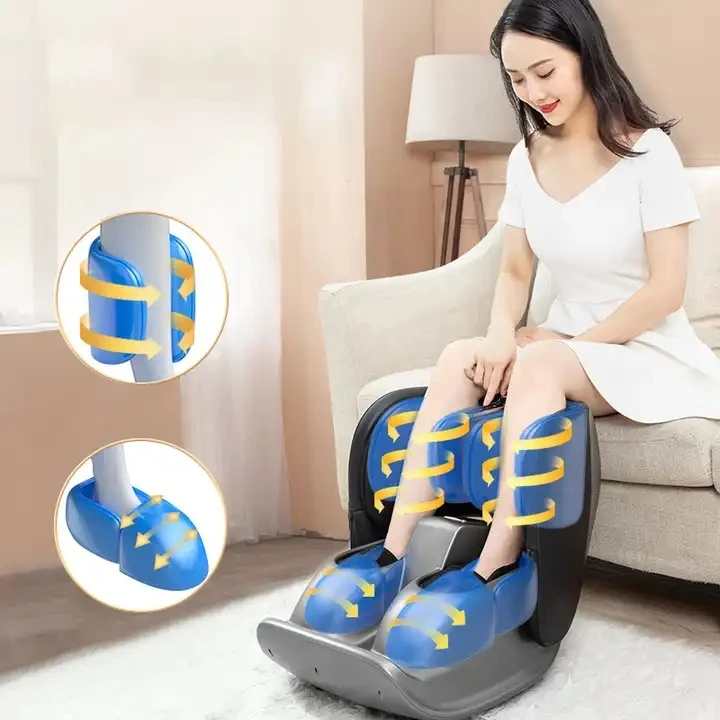 Home Use Deluxe Shiatsu Leg Beautician shaking vibration led touch screen Airbag leg foot massage With Heat