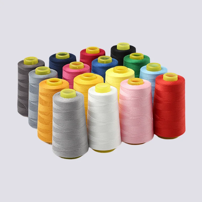 40/2 20/2 20/3 Cheap Wholesale Manufacturer Industrial Polyester Sewing Thread For Shirt Uniform Jeans Dress Chino Denim