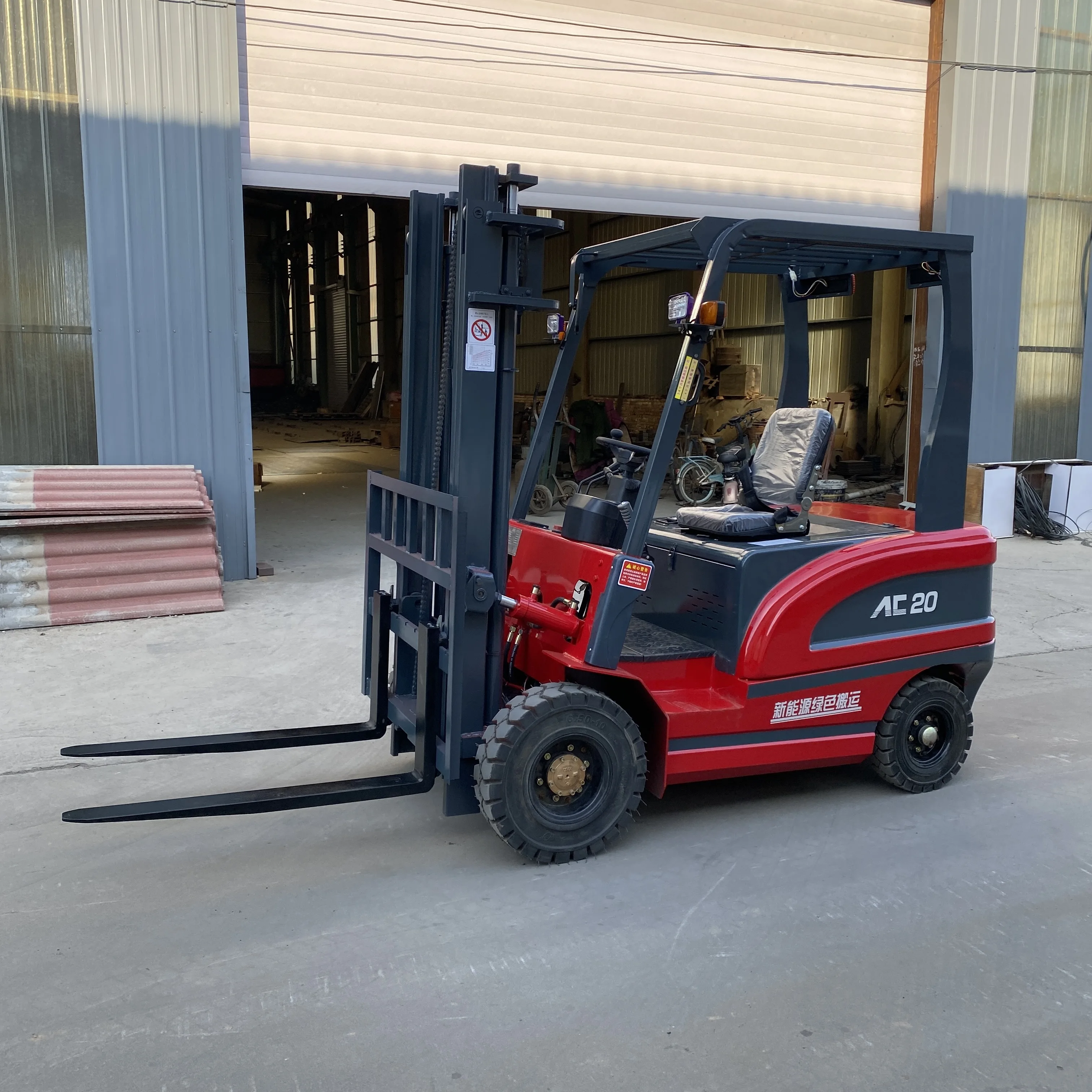 42V Lightweight AC High Quality Forklift Small Tire Farm Factory Handling Truck Lithium Battery Forklift