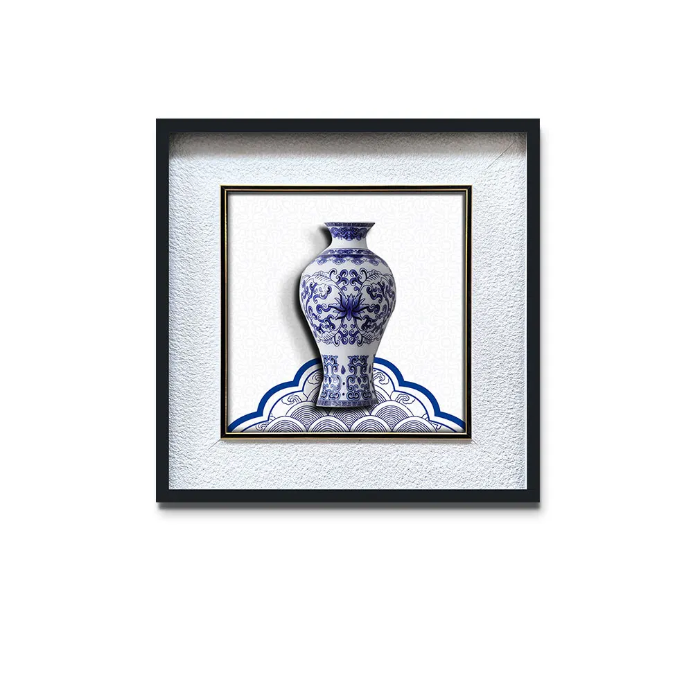 5D AB Crystal Mosaic Embroidery Picture Blue White Porcelain Vase DIY Home Decor Gift Special Shaped Diamond Canvas Anime Art