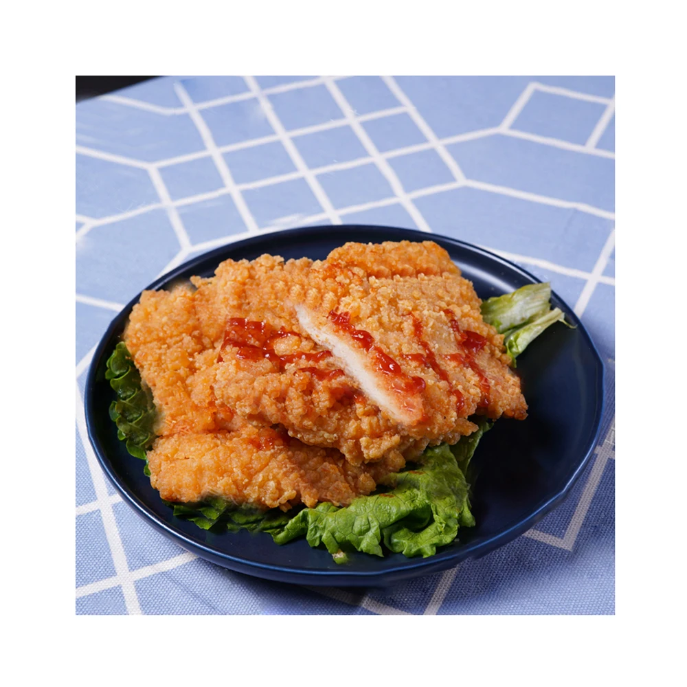 Factory wholesale frozen chicken crispy tasty chicken fried steak meat