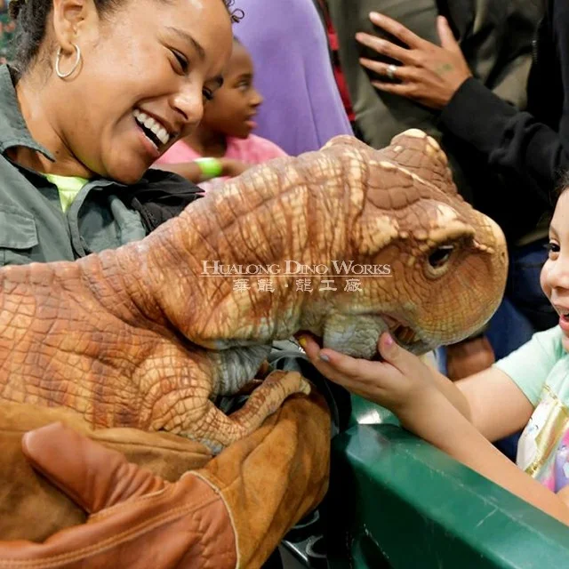 Hand Puppet Simulation Dinosaur Baby