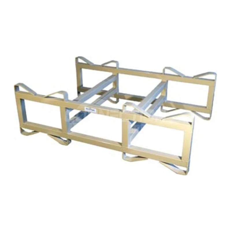 Индивидуальная оцинкованная Штабелируемая двойная стойка для винных