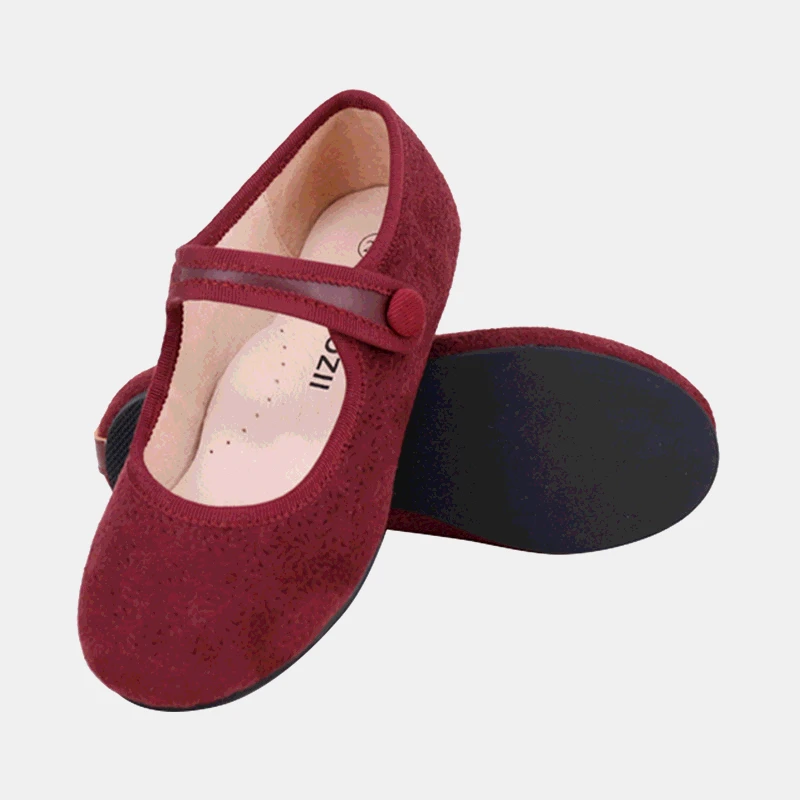 Wholesale High Quality Patent Leather Little Girls Fashion Dress Shoes Lightweight Kids Winter Mary Jane Branded Shoes
