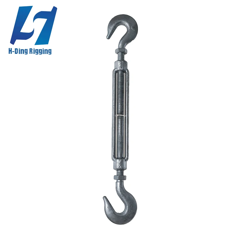 Wholesale high quality rigging hardware items heavy duty forged carbon US type turnbuckles with hook eye jaw hook&eye eye&jaw