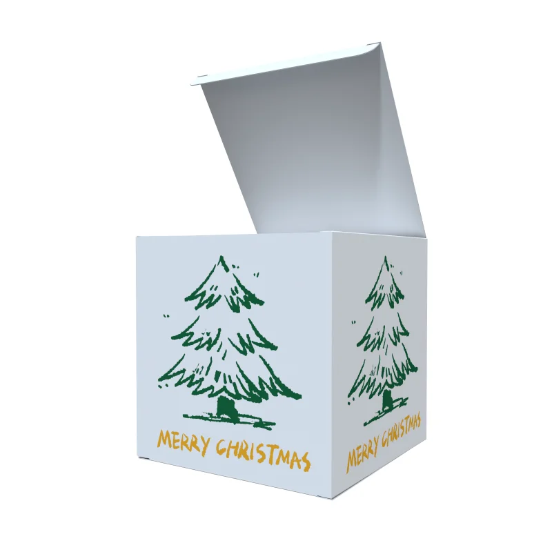 Custom Print Luxury Cosmetic Paper Box Christmas Gift Packaging Box Perfume Essential Oil Box