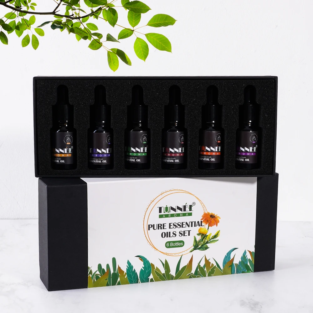 Manufacturer supply wholesale bulk price essential oil private label set pure essential oil gift set essential oil set for diffu